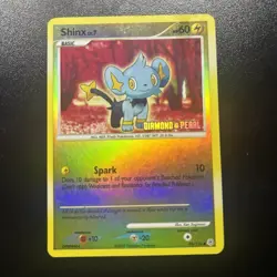 Pokemon TCG Shinx Reverse Holo 98/130 Diamond & Pearl 2007 Burger King Promo - Image 1