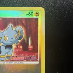 Pokemon TCG Shinx Reverse Holo 98/130 Diamond & Pearl 2007 Burger King Promo - Image 3