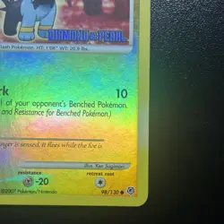 Pokemon TCG Shinx Reverse Holo 98/130 Diamond & Pearl 2007 Burger King Promo - Image 4