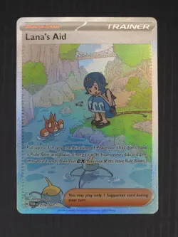 Lana’s Aid 219/167 Twilight Masquerade SIR Full Art Trainer NM Pokemon TCG - Image 1