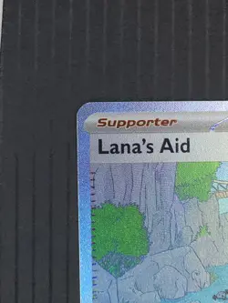 Lana’s Aid 219/167 Twilight Masquerade SIR Full Art Trainer NM Pokemon TCG - Image 2