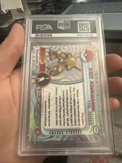 PSA 10 - Alakazam #65 Topps Chrome Sparkle Holo Pokemon T.V. Low Pop: 19!! - Image 2