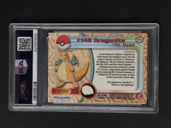 PSA 10 Pokemon TCG 2000 Topps Chrome Pokemon T.V. #149 Dragonite GEM MT - Image 2