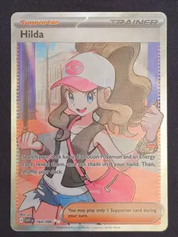 Pokemon TCG Hilda 164/086 Sv: White Flare Holo NM Full Art Trainer - Free Ship - Image 1