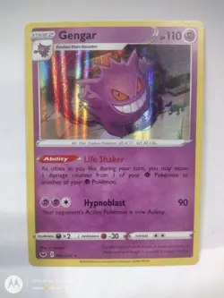 Gengar 85 / 202 Pokemon Sword & Shield Base Set 2020 Mint Holo Rare - Image 1