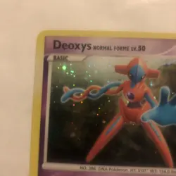 Pokemon TCG Deoxys Normal Legends Awakened 1 /146 Holo Rare LP++ - Image 3