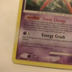 Pokemon TCG Deoxys Normal Legends Awakened 1 /146 Holo Rare LP++ - Image 4