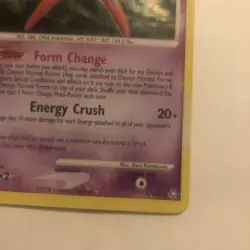 Pokemon TCG Deoxys Normal Legends Awakened 1 /146 Holo Rare LP++ - Image 5