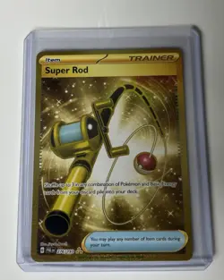 Pokemon Super Rod Gold Hyper Rare Paldea Evolved PAL 276/193 NM - Image 1