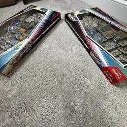 Pokemon Prismatic Evolutions Lucario Tyranitar EX Premium Collection (Lot of 2) - Image 3