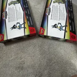 Pokemon Prismatic Evolutions Lucario Tyranitar EX Premium Collection (Lot of 2) - Image 4