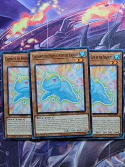 Yu-Gi-Oh! TCG x3 Cartorhyn the Hidden Gem of the Seafront POTE-EN036 1st ed M/NM - Image 1