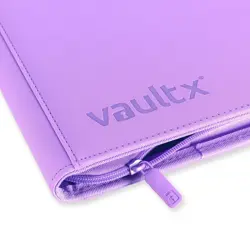 Vault X Just Purple 12-Pocket Exo-Tec Zip Binder - 480 Cards - New - Image 3