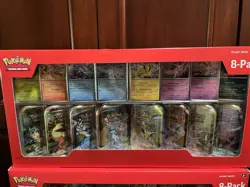 Pokemon Prismatic Evolutions 8 Mini-Tins with Promo Cards Costco 2-Pack sealed - Image 2