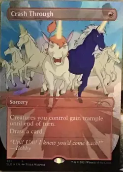 MTG English Crash Through NM Foil Secret Lair - Image 1