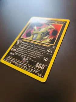 TYRANITAR 31/75 Non-Holo Rare WOTC Neo Discovery Pokemon Card - Image 2