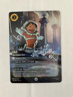Lilo - Best Explorer Ever 238/204 Card. Fabled Enchanted Disney Lorcana - Image 1