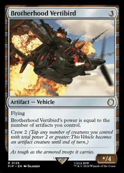 x1 Brotherhood Vertibird - Foil R MTG Universes Beyond: Fallout M/NM, English - Image 1