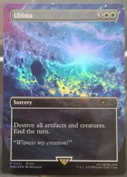 MTG Ultima, Ancient Foil Final Fantasy Promo Standard Showdown English NM - Image 1