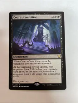 Court of Ambition Commander Legends #114 Rare - Image 1
