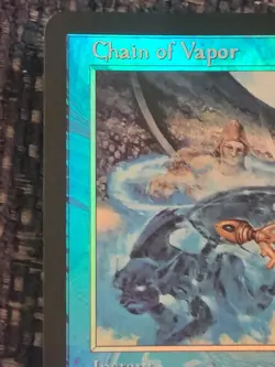 Magic The Gathering MTG 1x CHAIN OF VAPOR Onslaught FOIL SP/LP - Image 2
