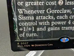 Goreclaw, Terror of Qal Sisma March of the Machine: Multiverse Legends Foil - Image 2