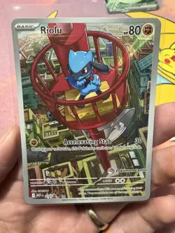 Riolu 010 Mega Evolutions ETB Promo - Pokemon Center Stamped - Image 1