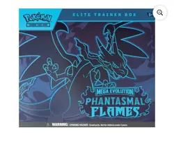 Pokemon Mega Evolution Phantasmal Flames Elite Trainer Box ETB Sealed ship 11/14 - Image 2
