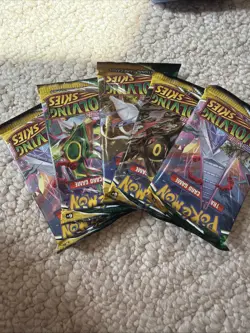 Pokemon TCG Sword & Shield Evolving Skies Booster Packs - LOT OF 5 - Image 1
