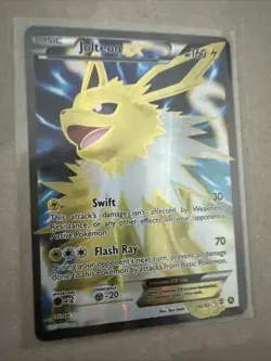 Pokemon TCG Jolteon EX 28a/83 Holo Ultra Rare Basic Hp 160 - Image 1