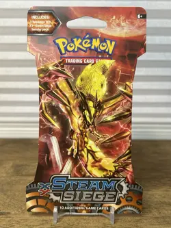 3 Pokemon XY Steam Siege Sleeved Booster Packs NEW - Volcanion Yveltal Xerneas - Image 3