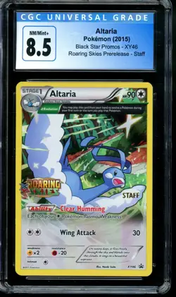 2016 Pokemon Altaria Staff Roaring Skies Prerelease xy46 Promo CGC NM/Mint 8.5 - Image 1
