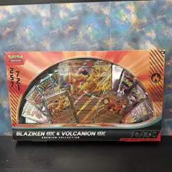 New US Pokemon TCG: Blaziken ex & Volcanion ex Premium Collection 2025 IN HAND - Image 1