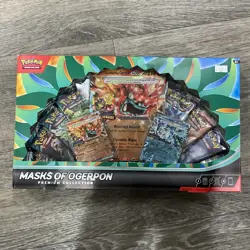 Pokemon TCG Masks of Ogerpon Premium Collection Box Sealed New - Image 1