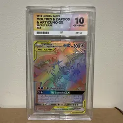 Moltres & Zapdos & Articuno GX 69/68 ACE 10 - Hidden Fates - Pokemon TCG - Image 1