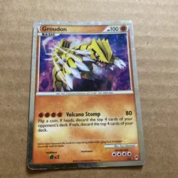 Pokemon TCG GROUDON Call Of Legends SL4 Holo Shiny Rare - Image 1