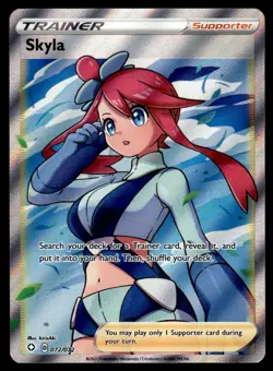 2021 Shining Fates Skyla Rare Ultra #072/072 - Image 1