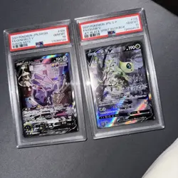 Pokemon 2021 Celebi and genesect V Jet Black Spirit Gem Mint PSA 10 - Image 1