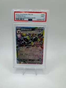 Pokemon Umbreon EX 060/131 Surprise Box Stamped Promo PSA 9 Prismatic Evolutions - Image 1
