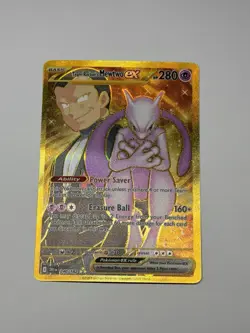 Team Rocket's Mewtwo ex Hyper Rare SV10: Destined Rivals 240/182 Pokemon MINT/NM - Image 1