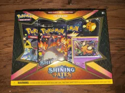 Pokemon TCG: Shining Fates Mad Party Pin Box NICE PACK SELECTION!! New Sealed - Image 1