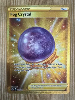 Fog Crystal - 227/198 - Pokemon Chilling Reign Sword & Shield Secret Rare NM - Image 1