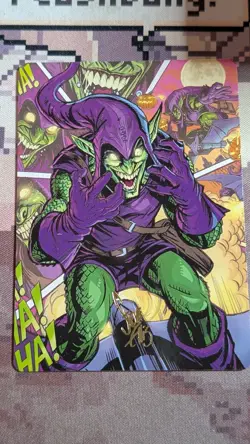 Signed Art Card Green Goblin Steve Ellis 49/54 Spider-Man MTG NM - Image 1