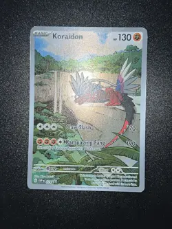 Koraidon SVP 014 SV Black Star Promo Holo Illustration Rare IR Pokemon Card AA5 - Image 2