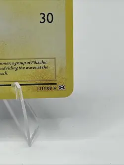 Pokemon TCG Surfing Pikachu Evolutions Card 111/108 Regular Secret Rare 2016 NM - Image 3