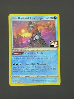 Radiant Greninja 046/189 Prize Pack Series Cards Holo Near Mint - Image 1