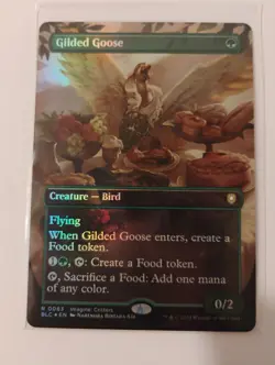MTG Gilded Goose (Borderless) FOIL #83 Bloomburrow (BLB) Magic Card Rare NM - Image 1