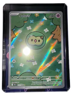 Solosis 118/086 Illustration Rare Black Bolt Holo Card Near Mint - Pokemon TCG - Image 1