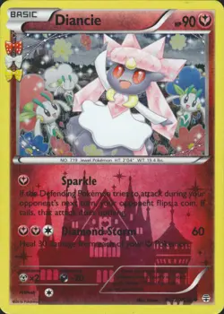 Diancie RC22/RC32 Generations: Radiant Collection Uncommon Pokemon Card LP - Image 1