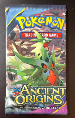 POKEMON XY ANCIENT ORIGINS Sealed 10-Card BOOSTER PACK (Tyranitar Art) - Image 1